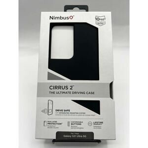 Nimbus9 Cirrus 2 Case for Samsung Galaxy S21 Ultra 5G - Black Drop Protection